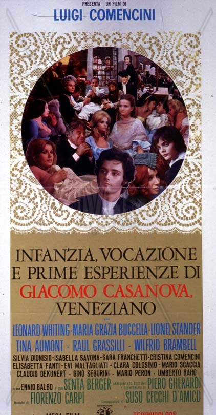 Infancia, Vocacion Y Primeras Experiencias De Giacomo Casanova, Veneciano [1969]